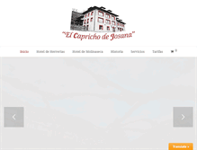 Tablet Screenshot of elcaprichodejosana.com
